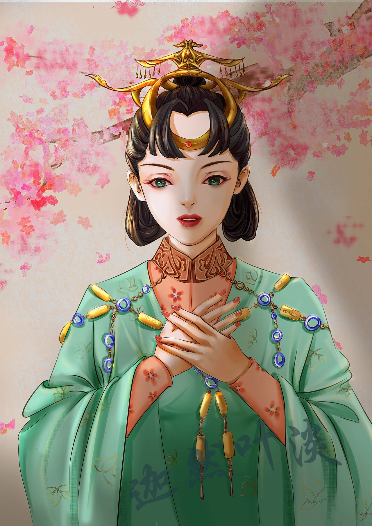 桃夭|插画|艺术插画|z21700880_原创作品-站酷zcool