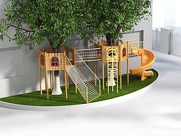 佛山大沥**幼儿园游乐设施效果图示意