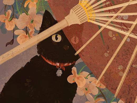【练习】小黑猫