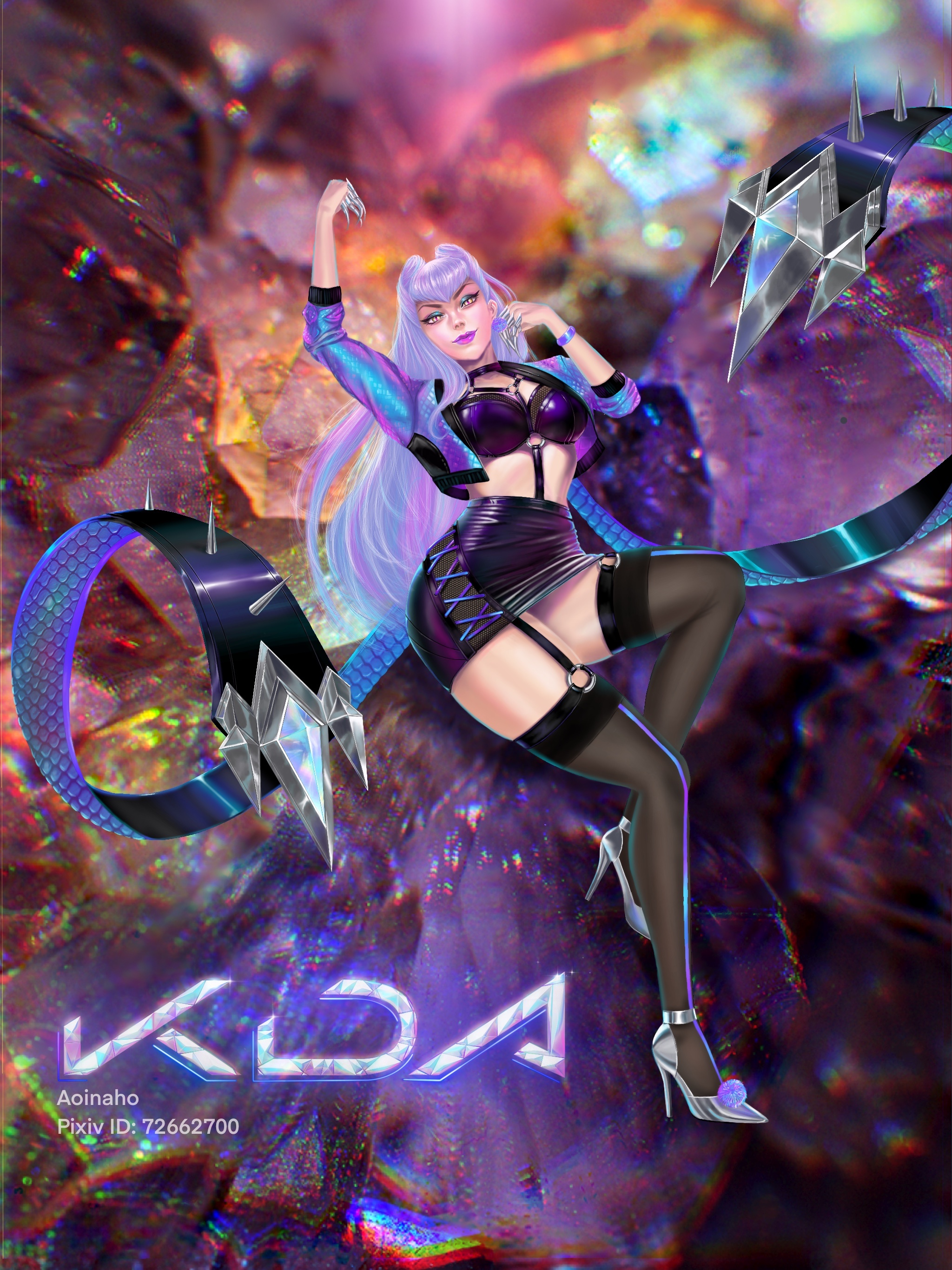 英雄联盟k/da伊芙琳cg同人