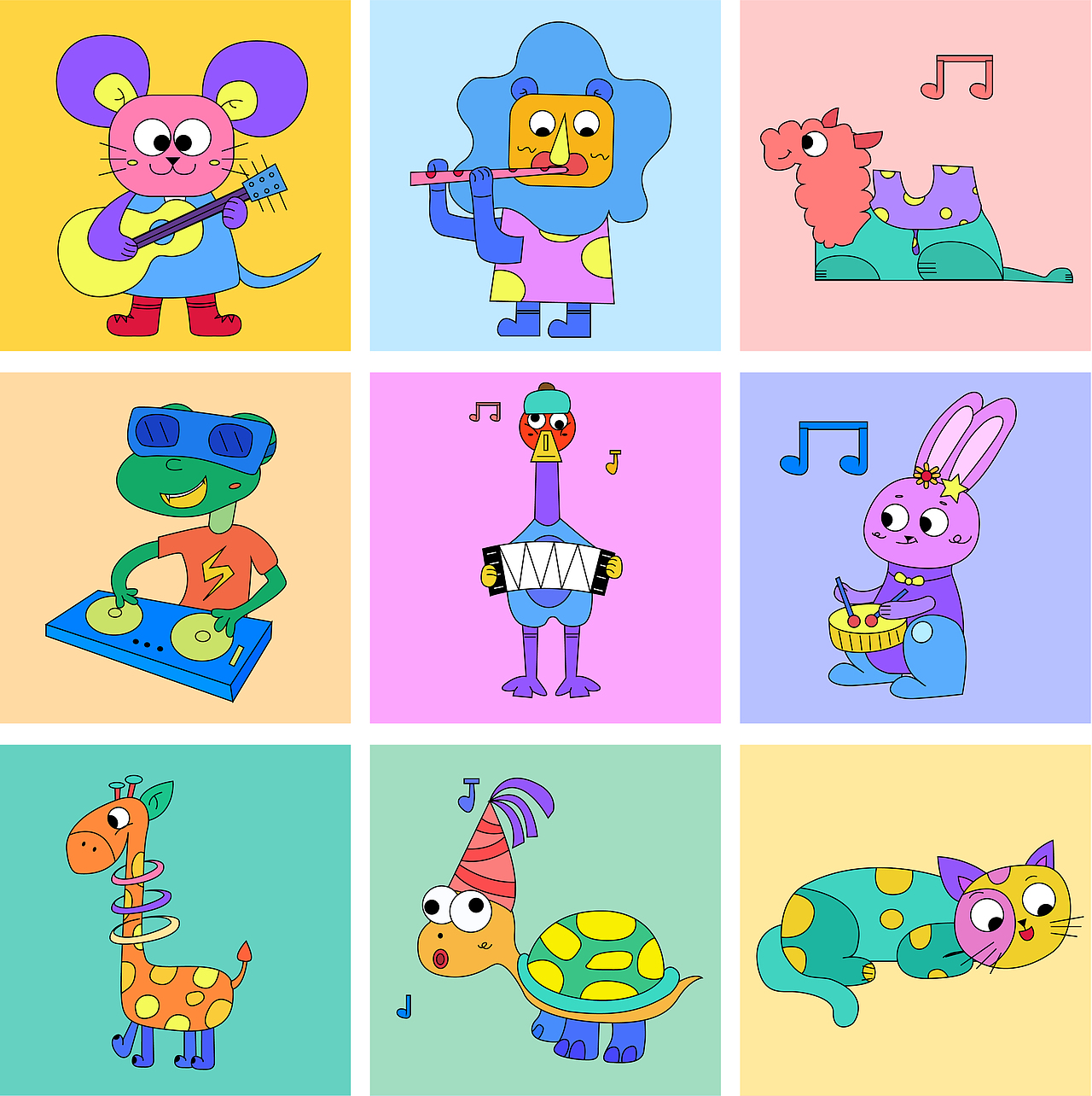 小怪物分享（圖ZMjU5NjYzNjY4） - 兒童插畫 - 站酷設計師哇哦是這樣的啊原創(chuàng)素材 - 站酷ZCOOL