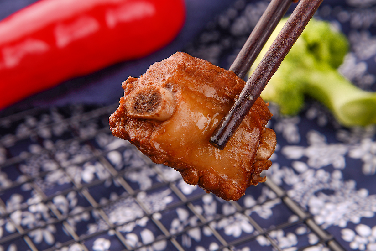 好吃不腻 猪排骨拍摄