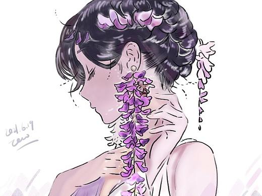 手绘描摹线稿，加油加油