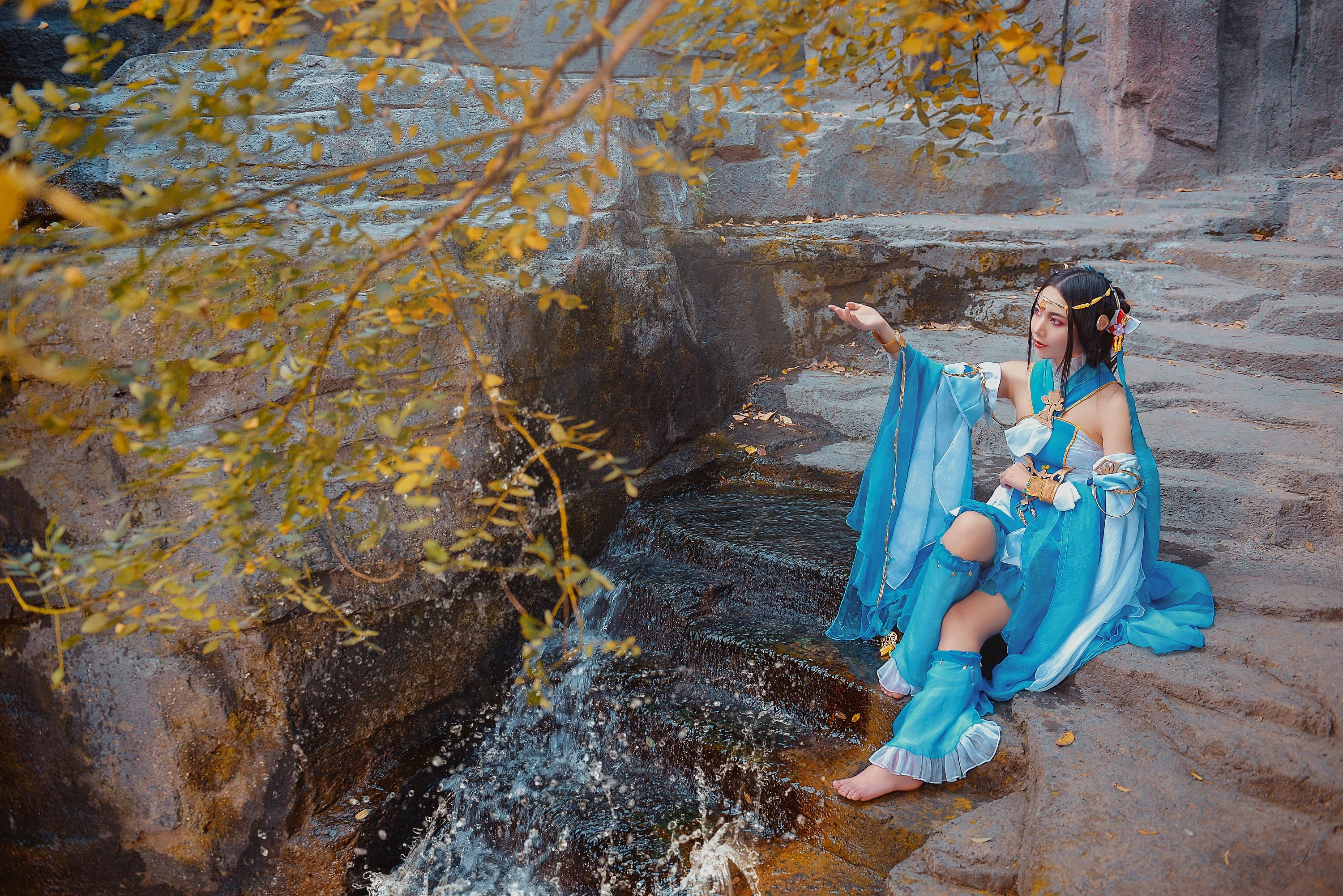 cos后期 剑网三 七秀萝莉 人物精修