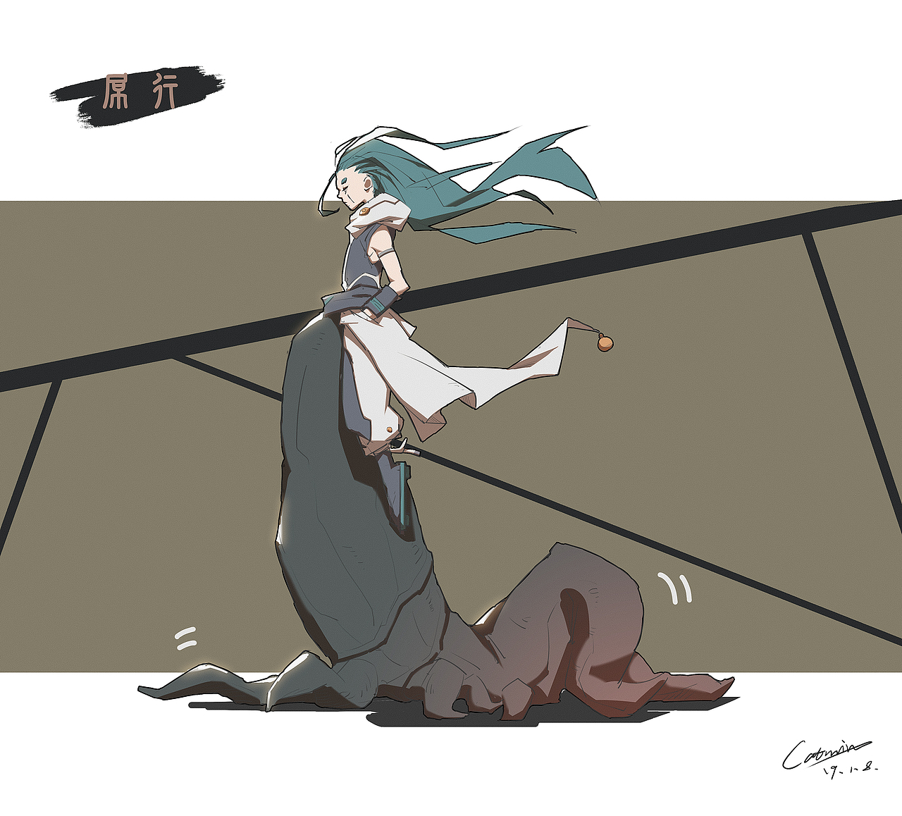 摸個(gè)魚（圖ZMTQxMjgzODg4） - 游戲原畫 - 站酷設(shè)計(jì)師木黑巾原創(chuàng)素材 - 站酷ZCOOL