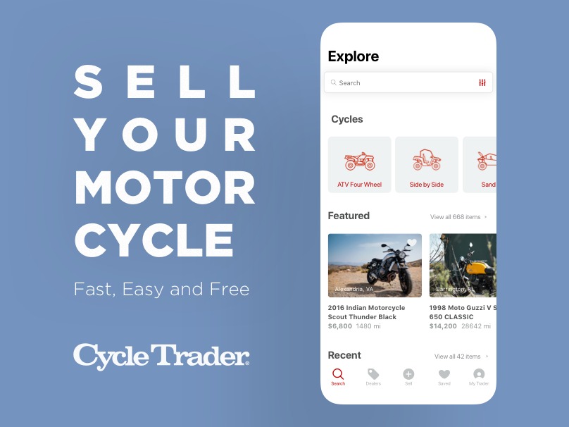 Cycle Trader App_isavelev站酷ZCOOL