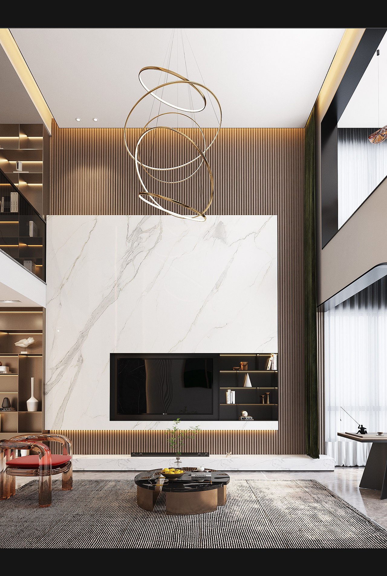 现代简约  Vray