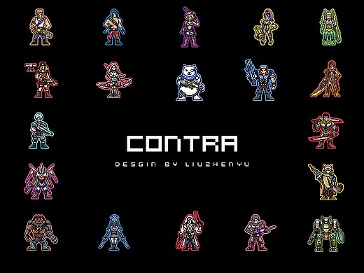 1w81533刘振宇3年前漫威实验室_营救灭霸(无剧透)插画-像素画2.