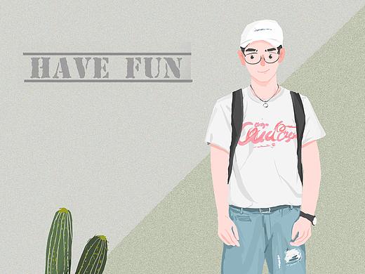 插画集-夏日蓝色