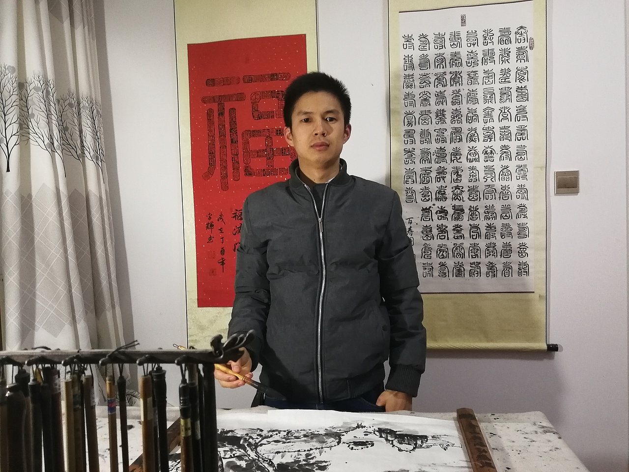 本人的作品：《安徽李辉-聋人画家》（图ZMjE4NTQ4NzY0） - 人文/纪实摄影 - 站酷设计师安徽李辉聋人画家原创素材 - 站酷ZCOOL