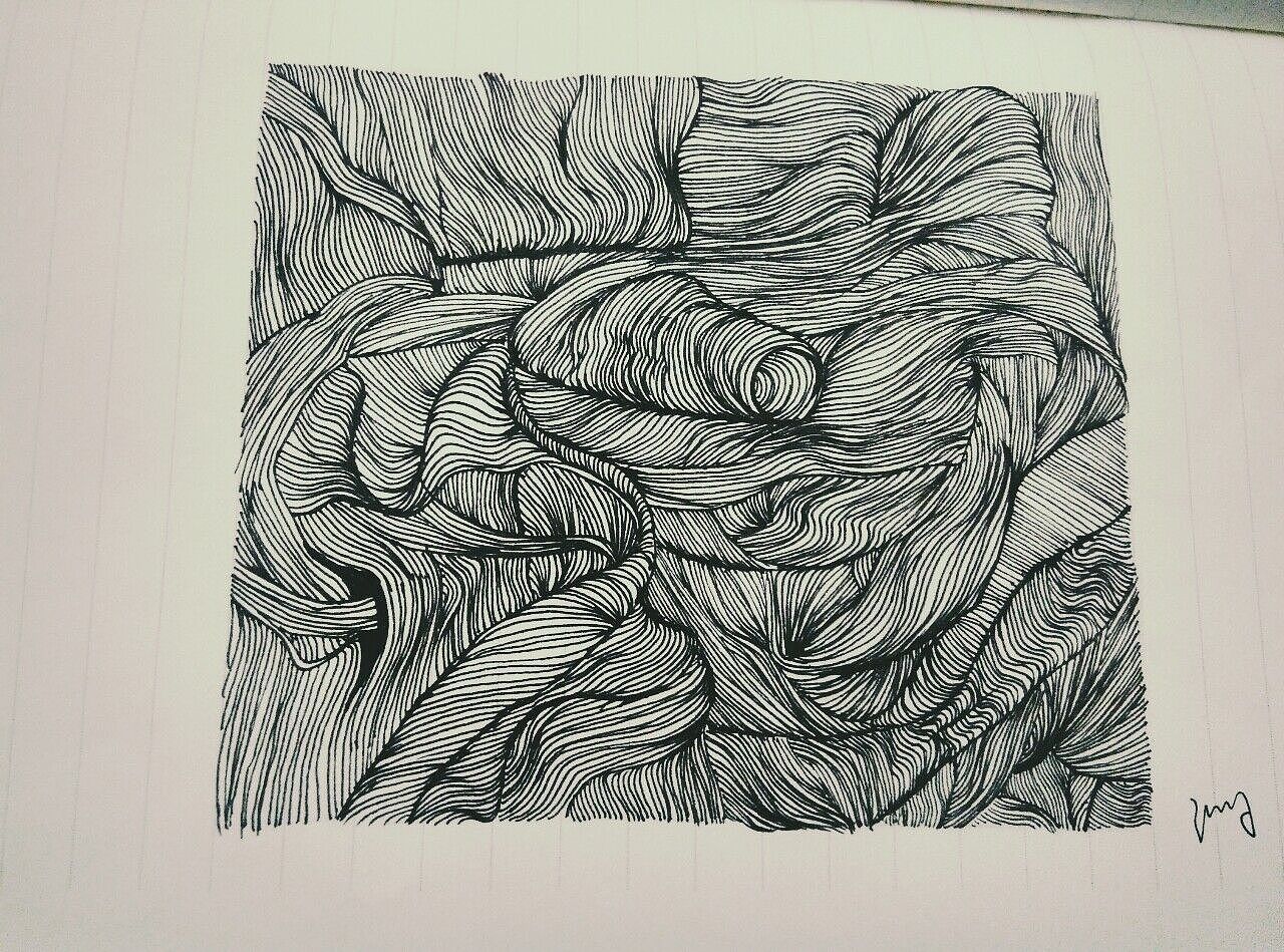 日常--针管笔--线条