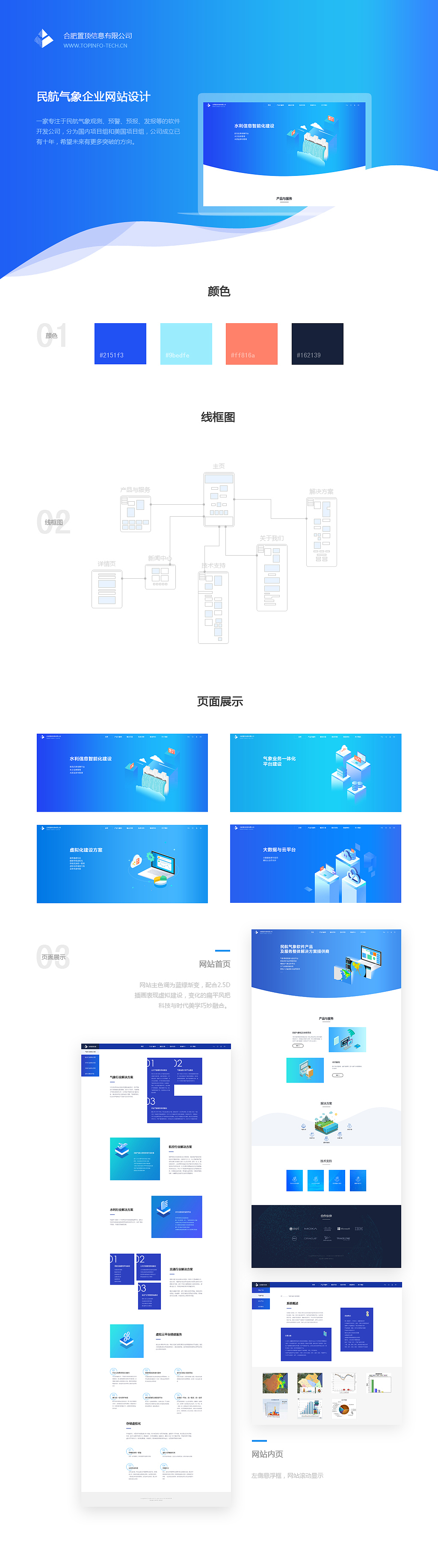 气象软件网站设计（图ZMTI4MzY3MTQ0） - 企业官网 - 站酷设计师水地川石原创素材 - 站酷ZCOOL