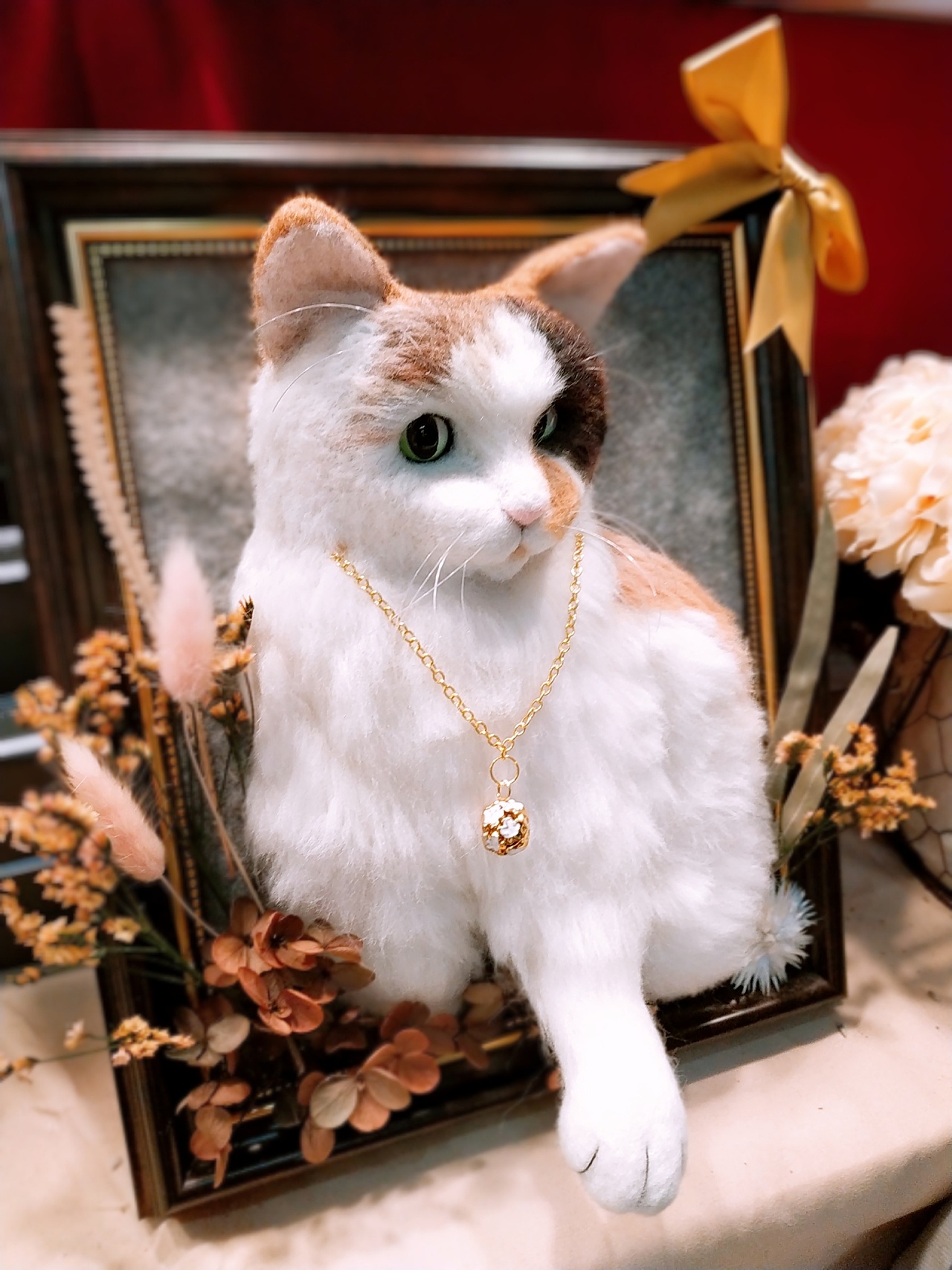 羊毛毡仿真宠物相框——猫咪