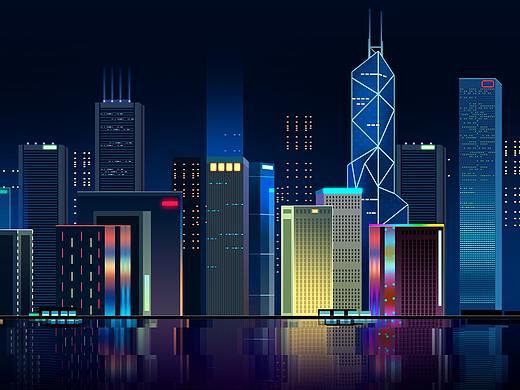 城市系列插画