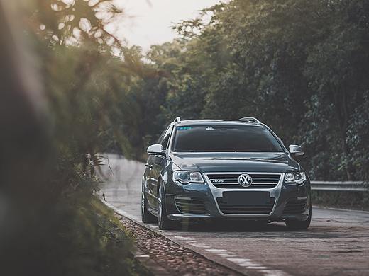 汽车摄影 Volkswagen R36 冰岛灰 