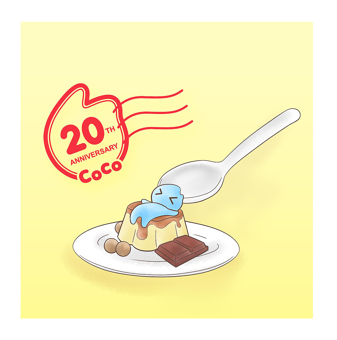 飞机稿coco都可茶饮20周年的一些平面图