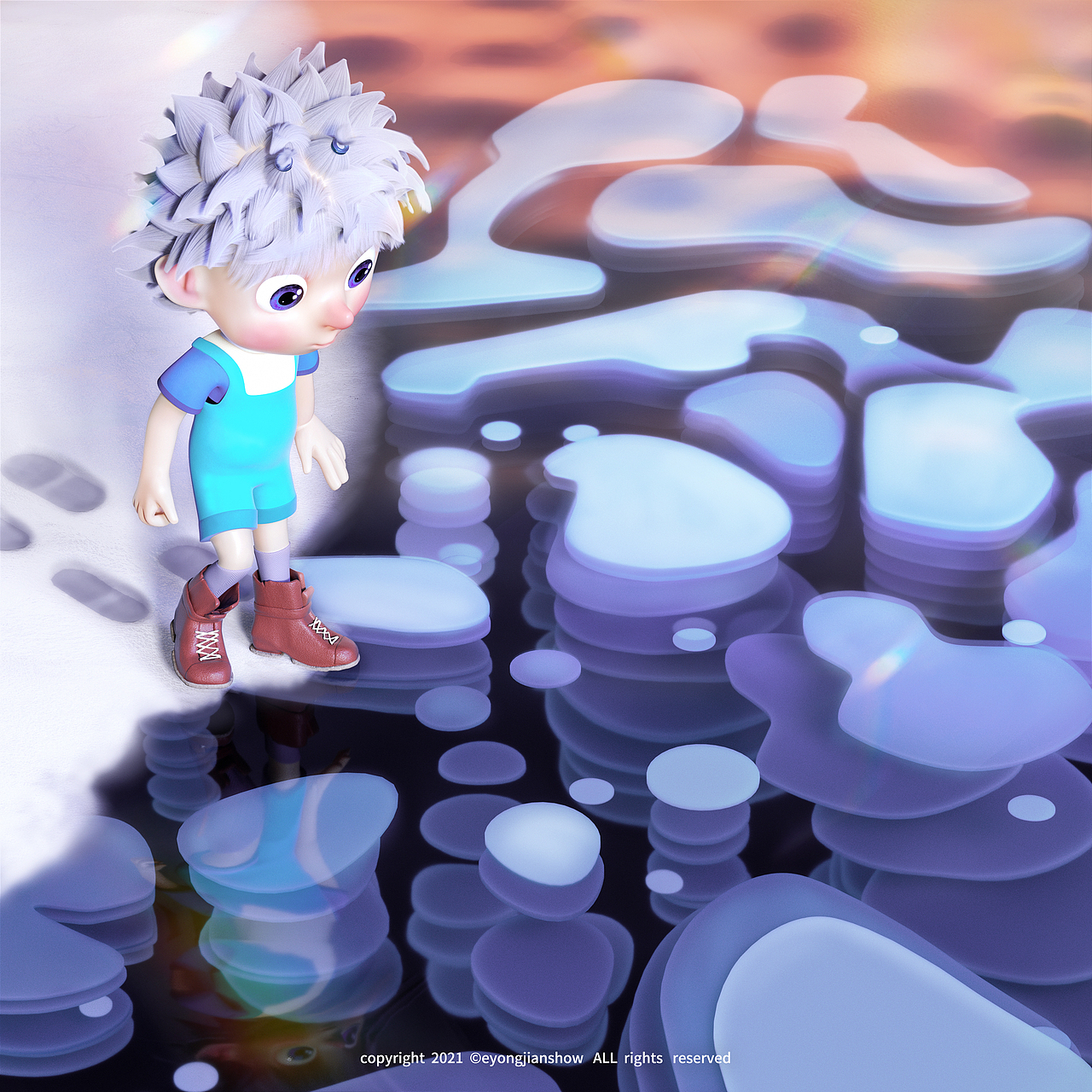 C4D #Veryperi dream(图ZMjg0NjI2MTQ4) - 人物/生物 - 站酷设计师恶赖原创素材 - 站酷ZCOOL