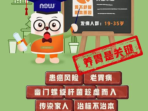 幽门螺杆菌超标慢性胃病就用舒克幽抑菌减毒疗法益生菌