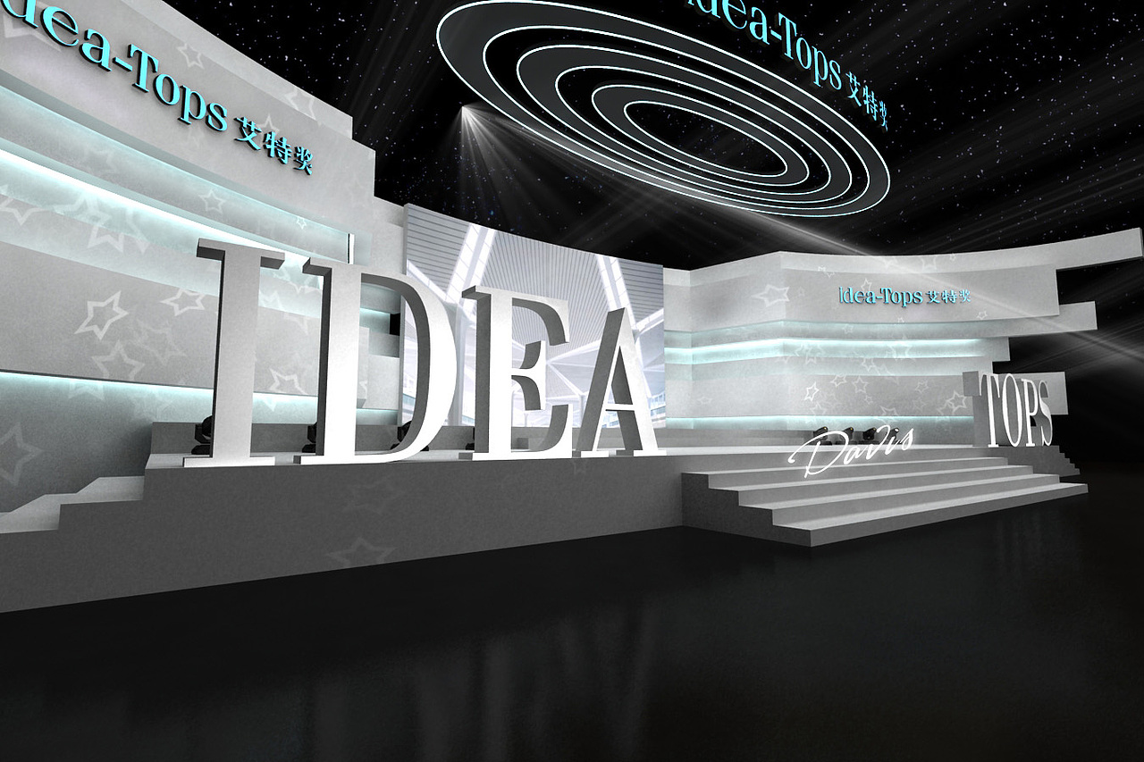 2014艾特獎(jiǎng)?lì)C獎(jiǎng)盛典 舞美設(shè)計(jì)稿（圖ZMzA3MzUyMDg=） - 其他三維 - 站酷設(shè)計(jì)師Davis1921原創(chuàng)素材 - 站酷ZCOOL