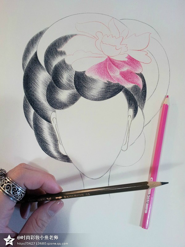 我的妆面手稿美人图