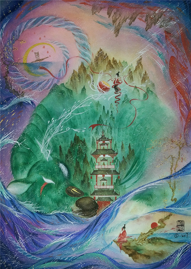 貳零壹柒作品集——翔魚（图ZMTAxOTEwMTE2） - 绘画 - 站酷设计师翔魚原创素材 - 站酷ZCOOL