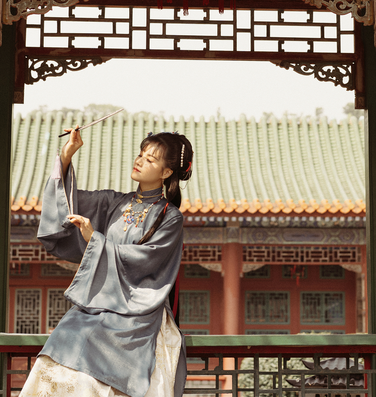 汉服写真,云牵梦绕