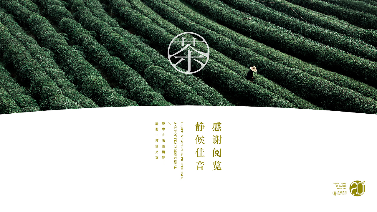 竹叶青20周年LOGO设计（图ZMTE5OTE2NDcy） - Logo - 站酷设计师我最爱的那首歌原创素材 - 站酷ZCOOL