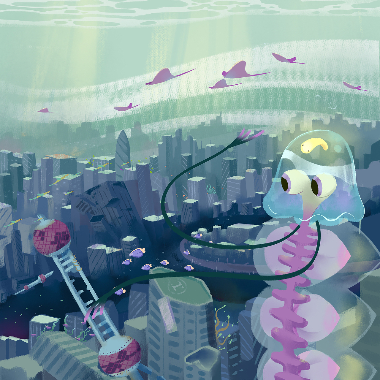 深海起舞未来生物的故事