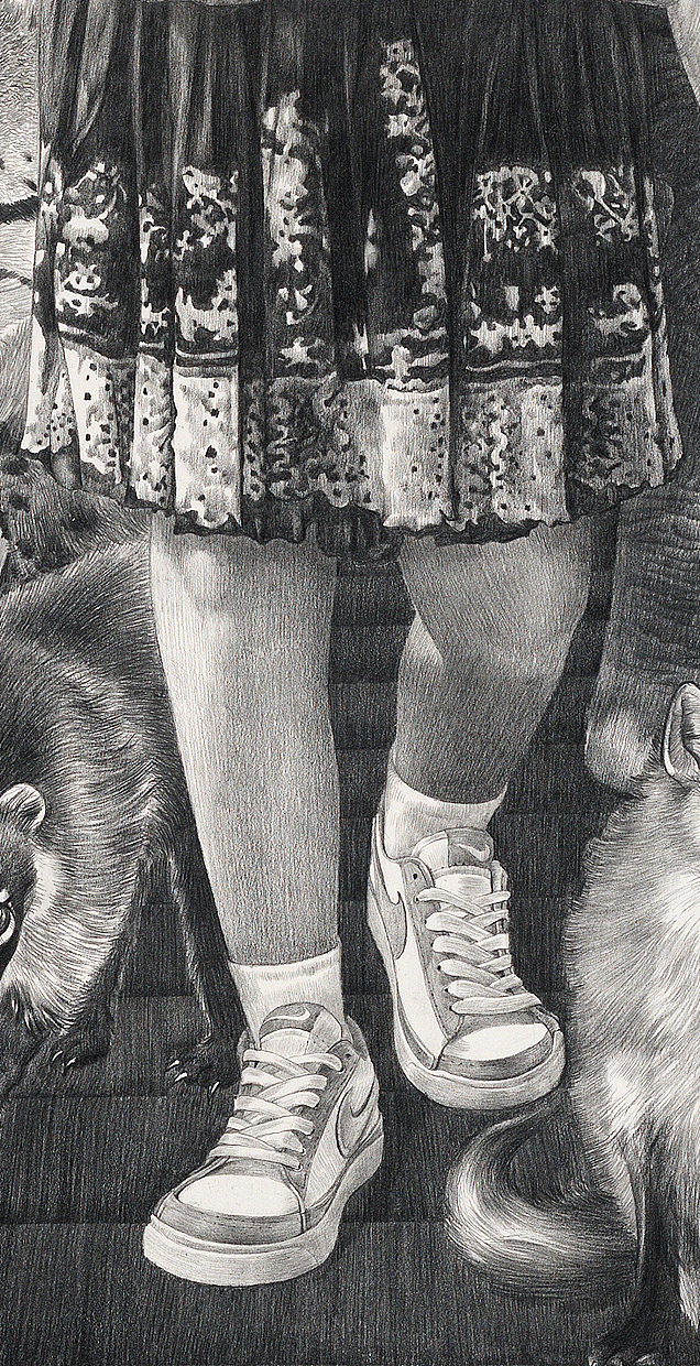 平行国度——《伴我同行》之一 Come With 1 Me colored pencil,&