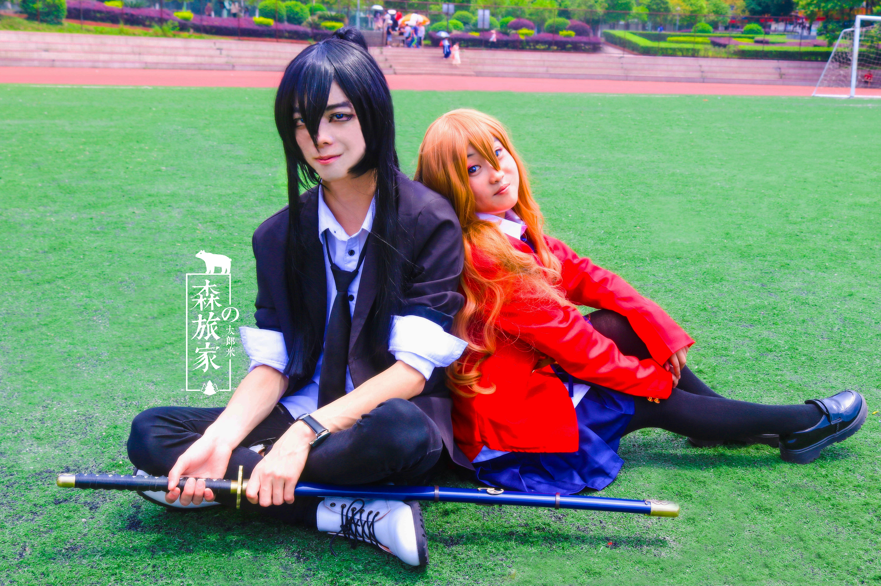 萌遇动漫社第3届百鸟花园夏日祭海报,门票,返图设计