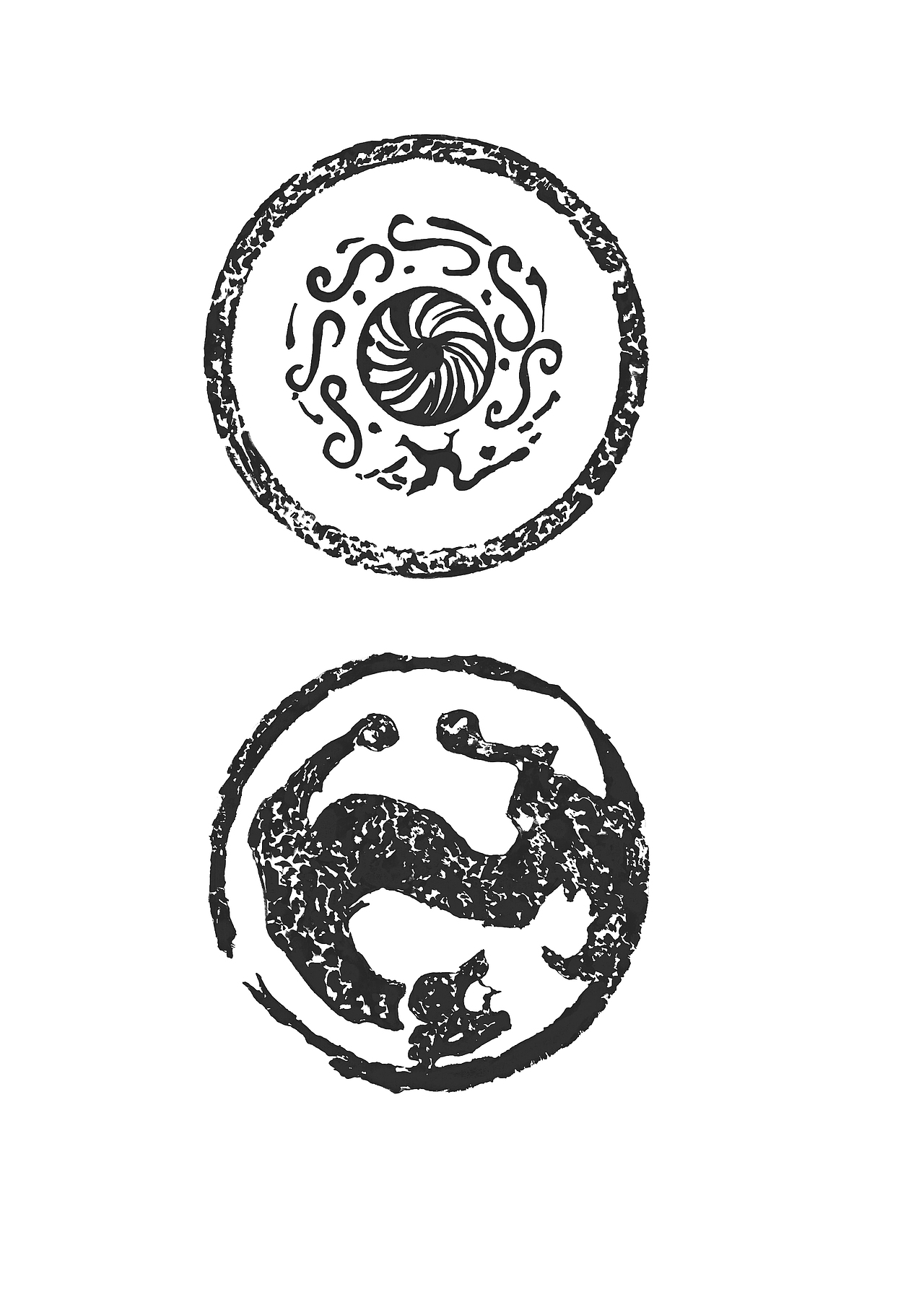 瓦当 铜镜 画像砖 图案再现