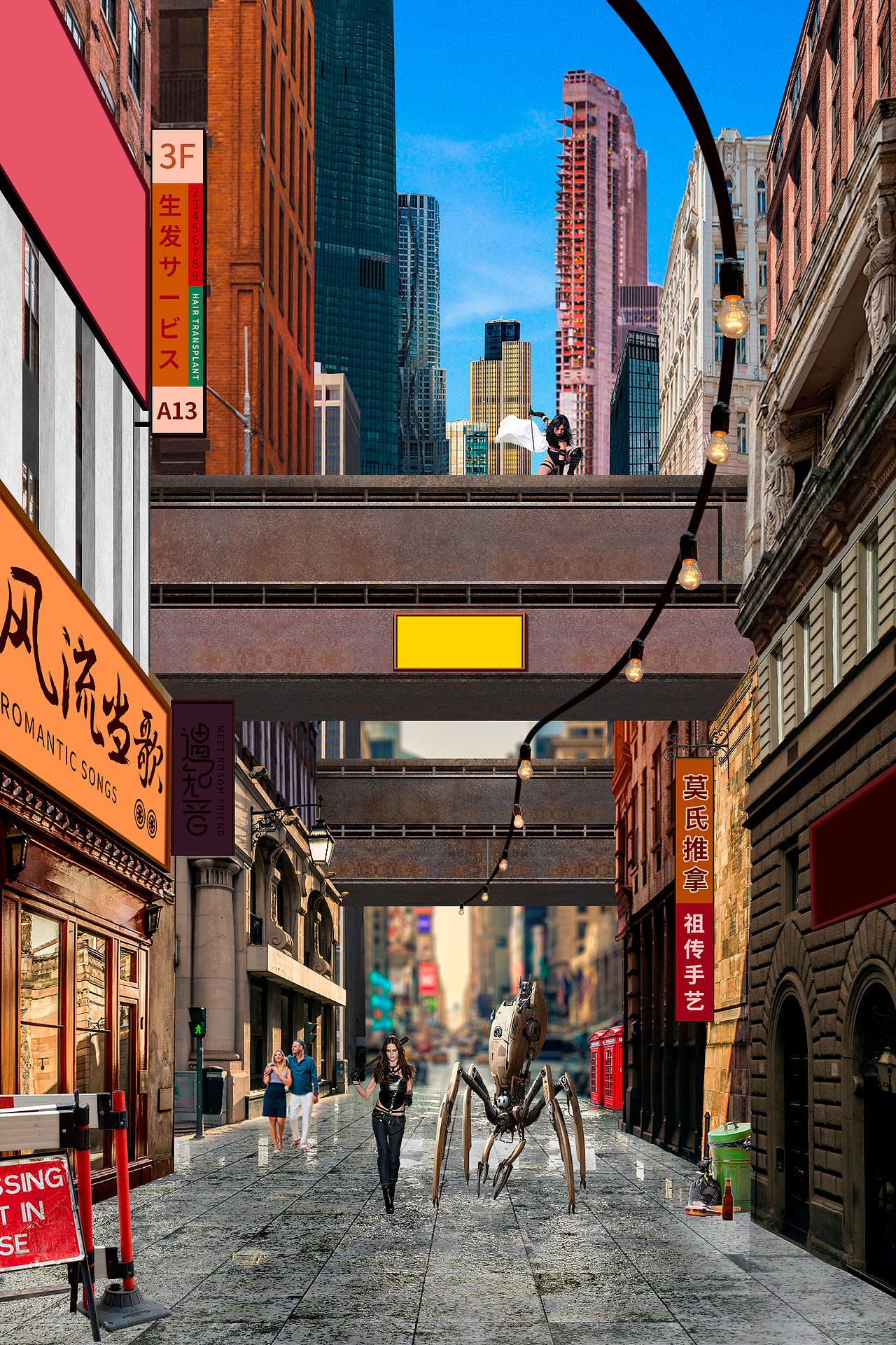 赛博朋克概念合成（图ZMTkxOTc2MTQ4） - 海报 - 站酷设计师墨鱼Zz原创素材 - 站酷ZCOOL
