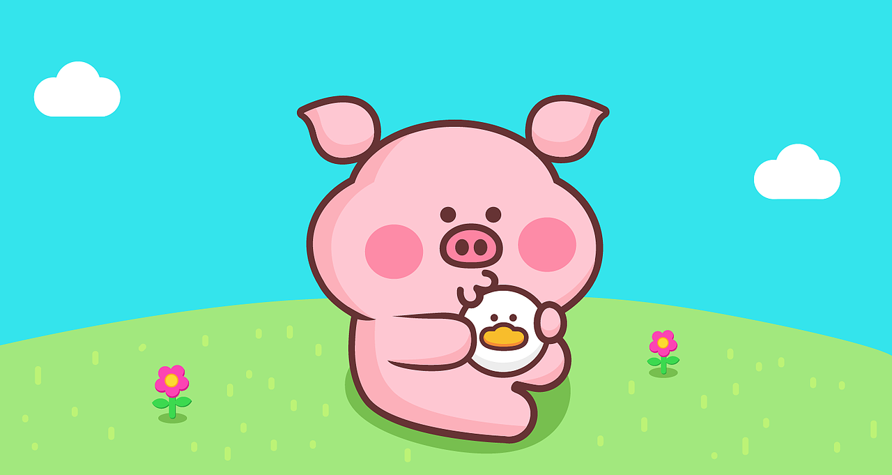 小猪米乐（图ZMTQyMzY2MzY4） - 网络表情 - 站酷设计师萌趣老逗原创素材 - 站酷ZCOOL