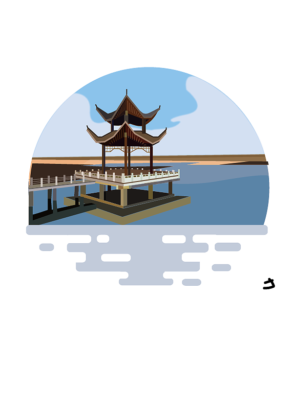 家乡扁平化建筑（图ZOTg1NDMyNzY=） - 其他UI - 站酷设计师无奕原创素材 - 站酷ZCOOL