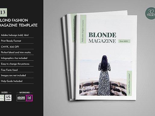 摄影杂志画册模板