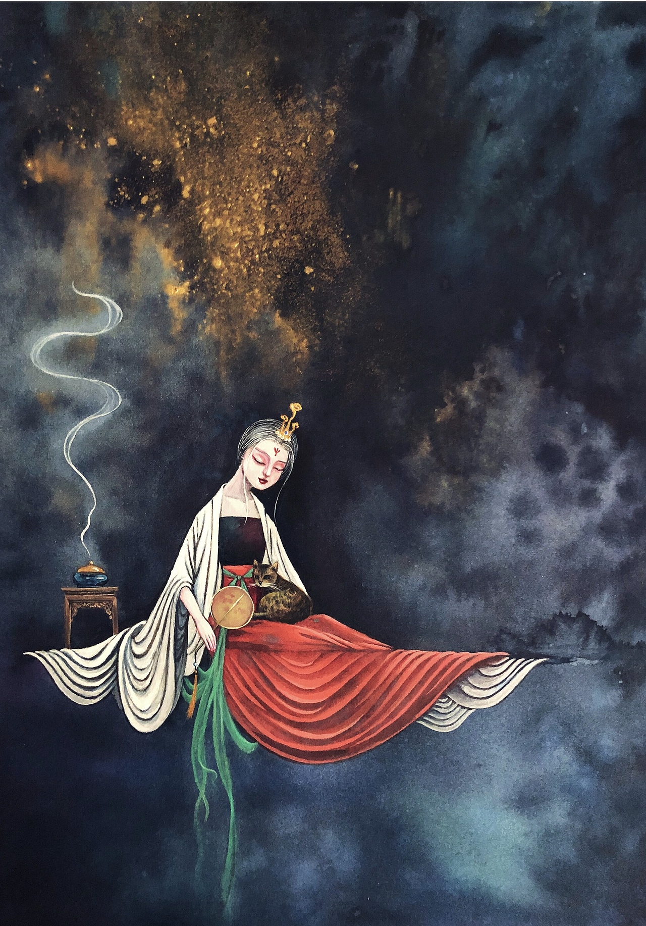 佟彤61手绘插画浮生若梦