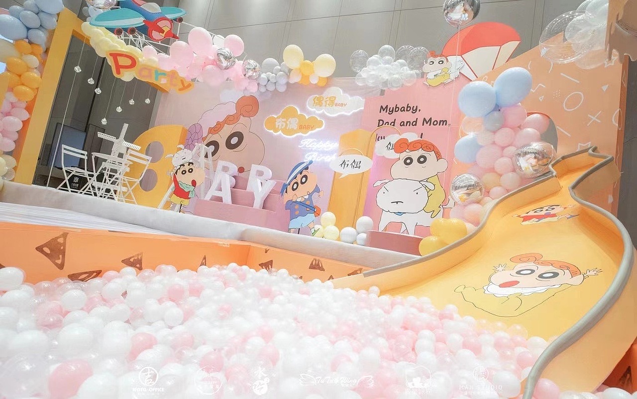 童趣盎然|可可爱爱的蜡笔小新宝宝周岁宴