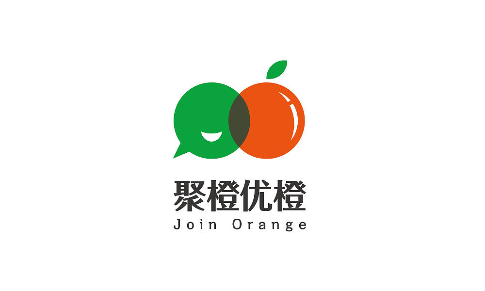 水果品牌 聚橙优橙 logo设计
