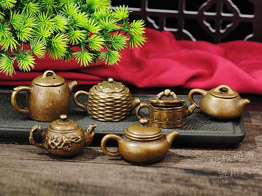 铜器茶壶工艺品铜器