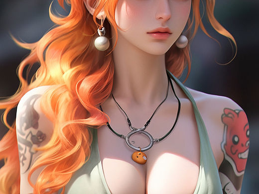 娜美性感重繪（個人主頁-ZNjY5NTczNTI=） - 其他動漫 - 站酷設計師Wandering_Shadow原創(chuàng)素材 - 站酷ZCOOL