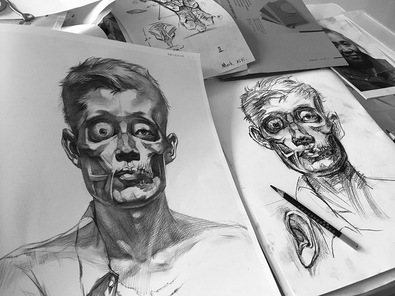 素描日常（图ZMTQ2MzkxMzc2） - 绘画 - 站酷设计师KEELYZHENG原创素材 - 站酷ZCOOL