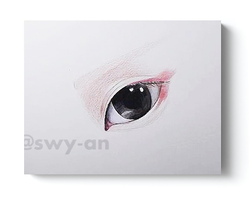 原创-古风彩铅写实眼睛 【带视频】（图ZMTA1NTcyODA4） - 绘画 - 站酷设计师倩倩swyan原创素材 - 站酷ZCOOL