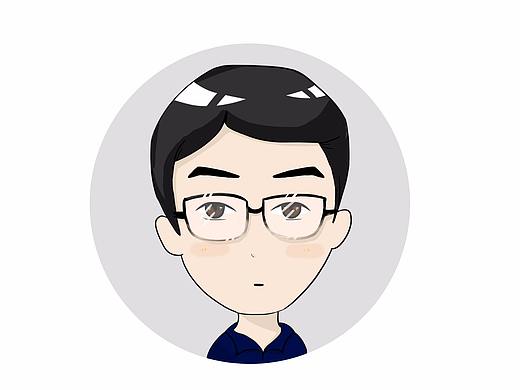 给同事画的一个小头像（个人主页-ZMjY4NTMzNDA=） - 艺术插画 - 站酷设计师嫚嫚MANMAN原创素材 - 站酷ZCOOL