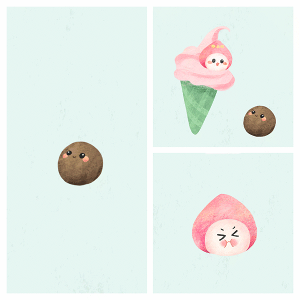 麦当劳 ❤ 周阿嫣然(插画合作)