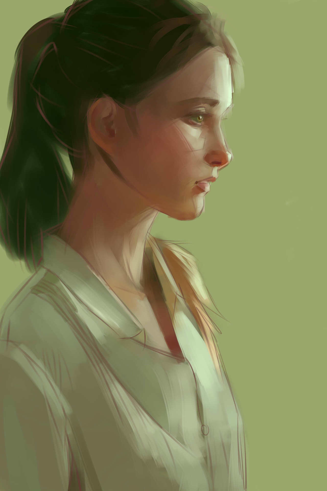 板绘光影练习|纯艺术|绘画|mumulike - 临摹作品 - 站酷 (zcool)