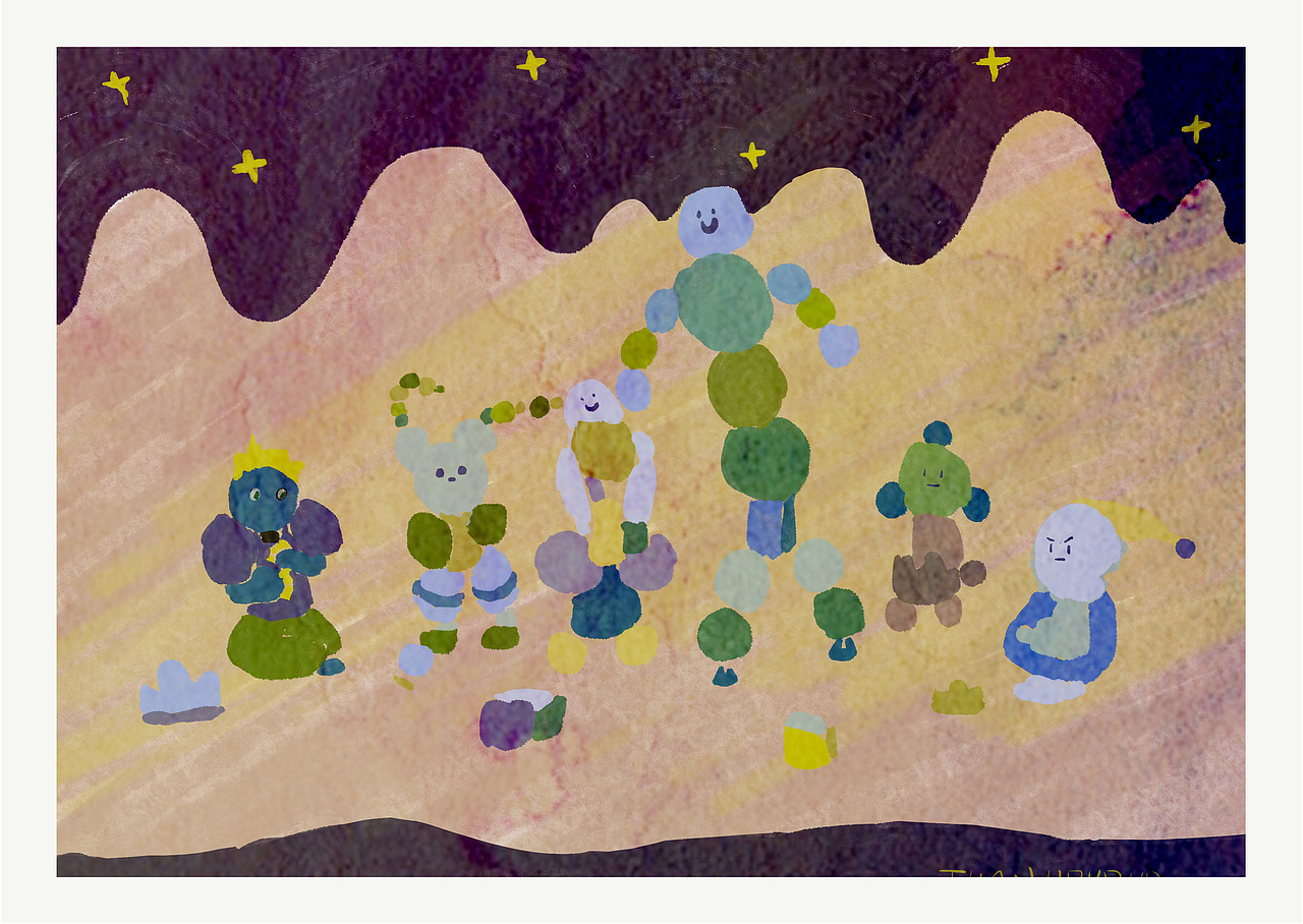 2021年终总结（图ZMjkwMzE3NDcy） - 艺术插画 - 站酷设计师卷卷upupup原创素材 - 站酷ZCOOL