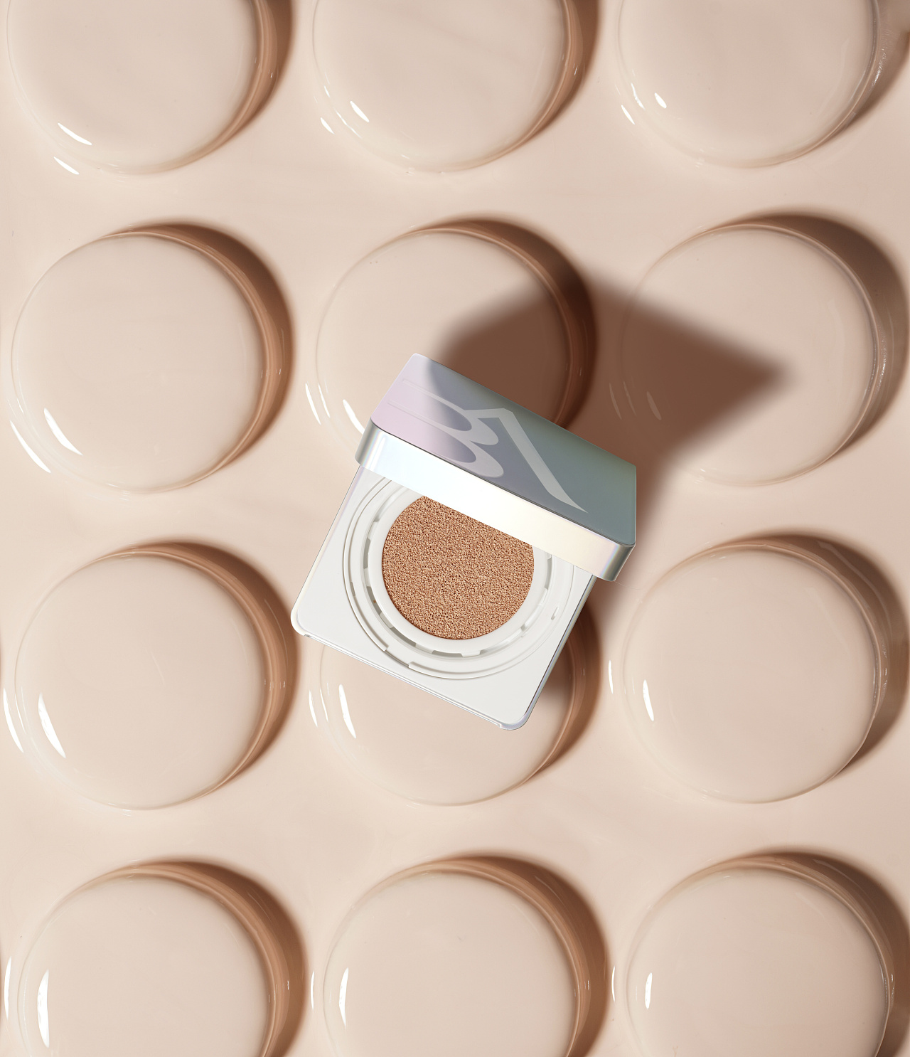 方形气垫 轻质创意美妆 静物产品摄影 |摄影|产品摄影|v大梨呀 - 原创