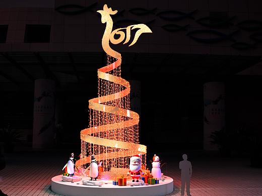 2016海洋馆圣诞春节美陈设计（blender）