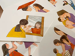 母親節(jié)主題插畫