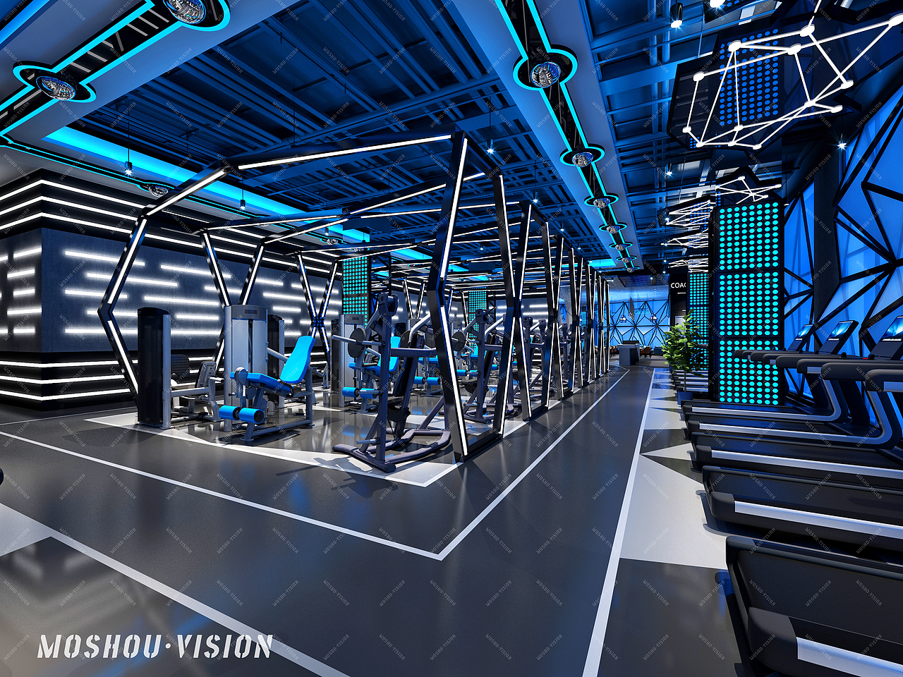 丽景健身会所4F